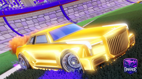 A Rocket League car design from rombot22