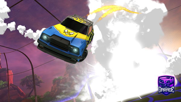 A Rocket League car design from ShpeckyBen