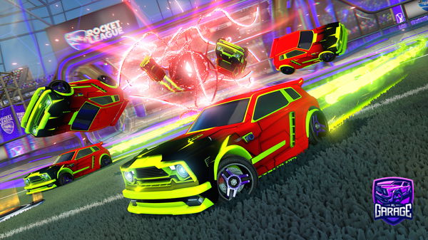 A Rocket League car design from TekadaShingen