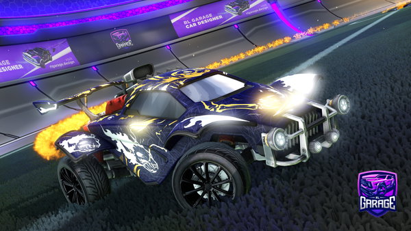 A Rocket League car design from DrBingBong