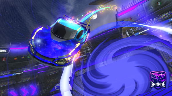 A Rocket League car design from Japebbli