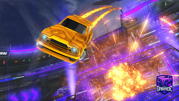 A Rocket League car design from MarkerRL