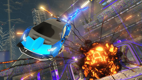 A Rocket League car design from Fury-_Strike