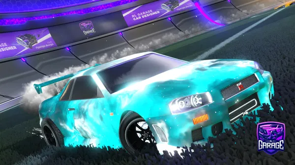 A Rocket League car design from nvw7el