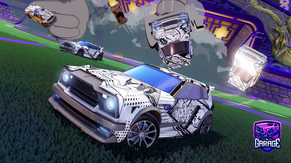 A Rocket League car design from toxicmuslirige