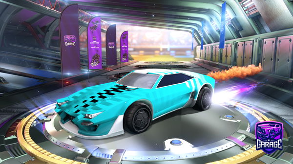 A Rocket League car design from MrTeaYT