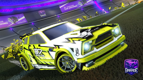 A Rocket League car design from Mlontor