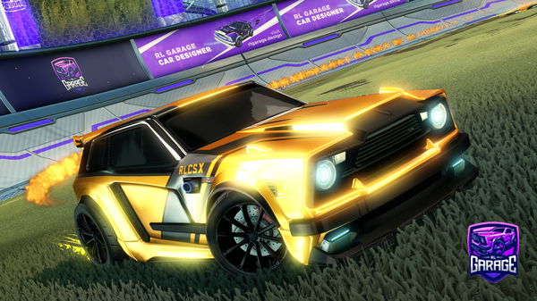 A Rocket League car design from Gabriel007zzzz