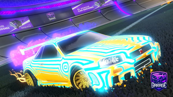 A Rocket League car design from TeoMax10