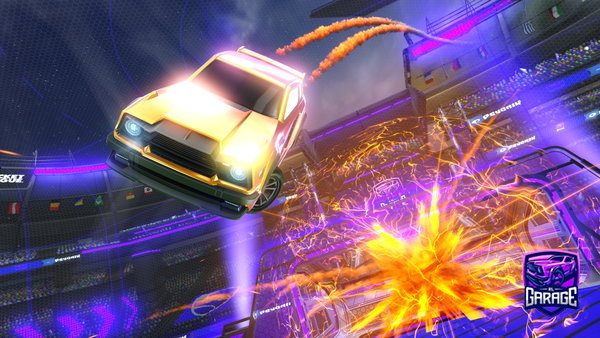 A Rocket League car design from Werfare345