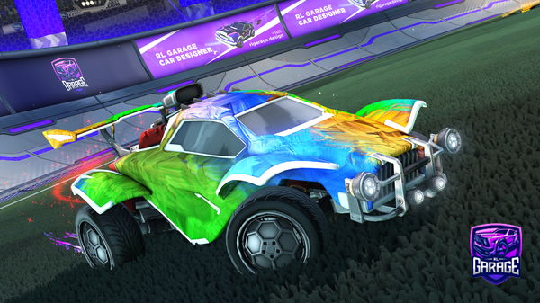 A Rocket League car design from aberaham