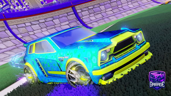 A Rocket League car design from Mx-bepp3