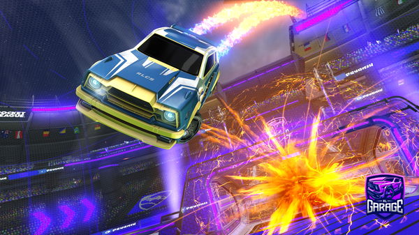 A Rocket League car design from Ryusama