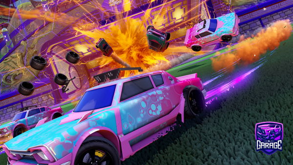 A Rocket League car design from Traivs