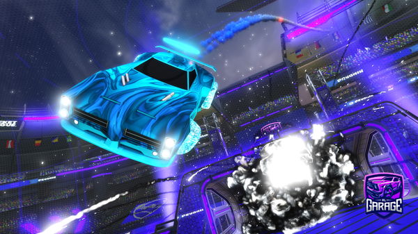 A Rocket League car design from Wresets12