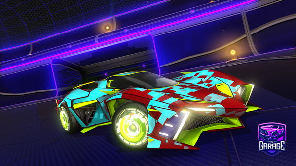 A Rocket League car design from DragonsoPL