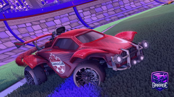 A Rocket League car design from kngg