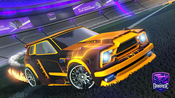 A Rocket League car design from TORNAYYDO