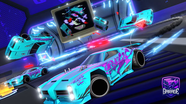 A Rocket League car design from mrdotunkown