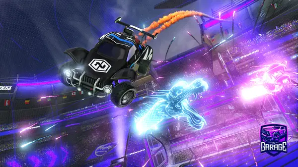 A Rocket League car design from HastyImage