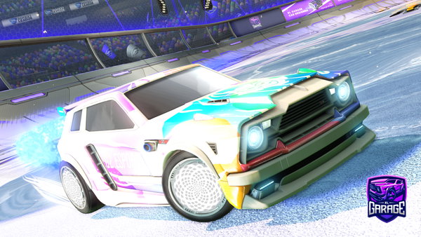 A Rocket League car design from PorcicaGamer