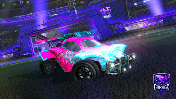 A Rocket League car design from scalambo
