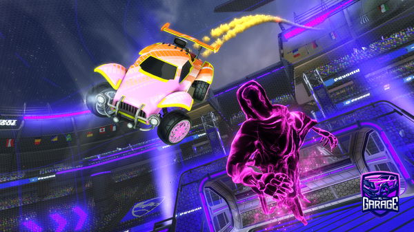 A Rocket League car design from Jajabinks123