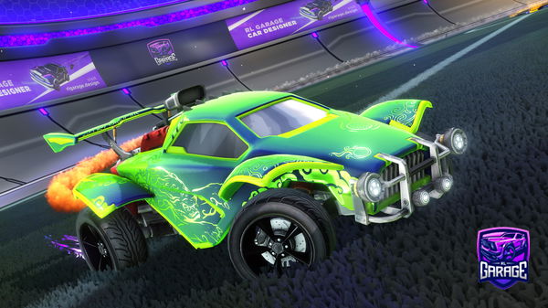 A Rocket League car design from Not87301q