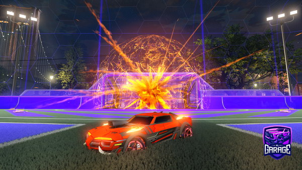 A Rocket League car design from Preused_trojanXXL