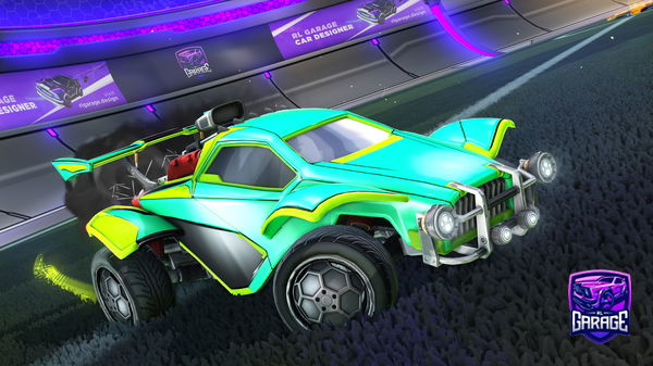 A Rocket League car design from TheSwagmanoFOZ