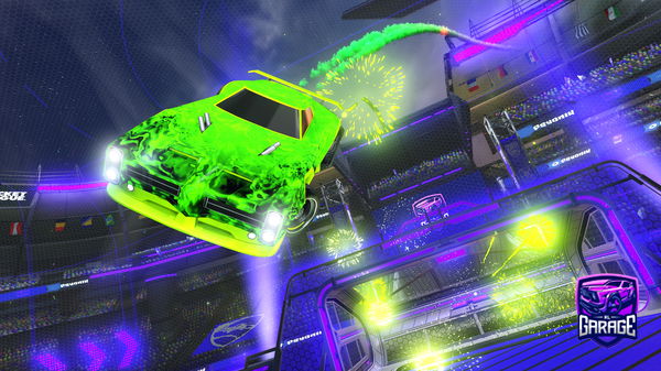 A Rocket League car design from RLisgoated12