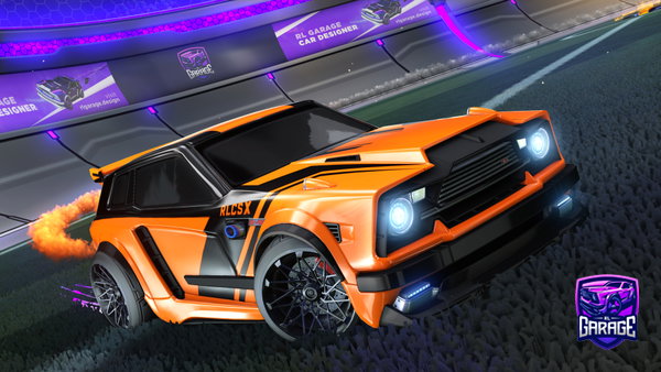 A Rocket League car design from wuhsabii