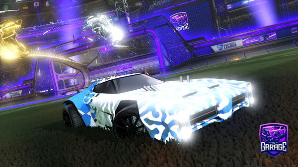 A Rocket League car design from SKYBLUEARMY
