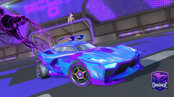 A Rocket League car design from dextertheo