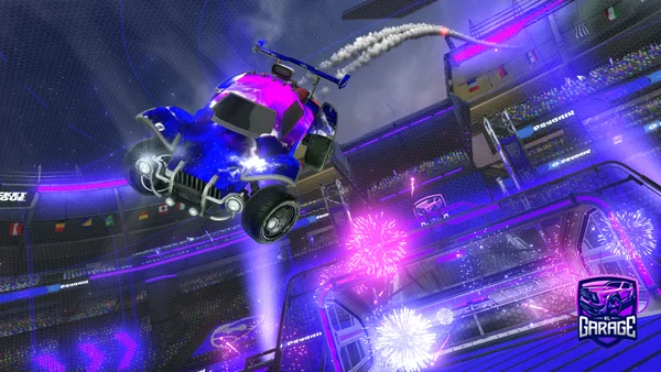 A Rocket League car design from Vegethenks