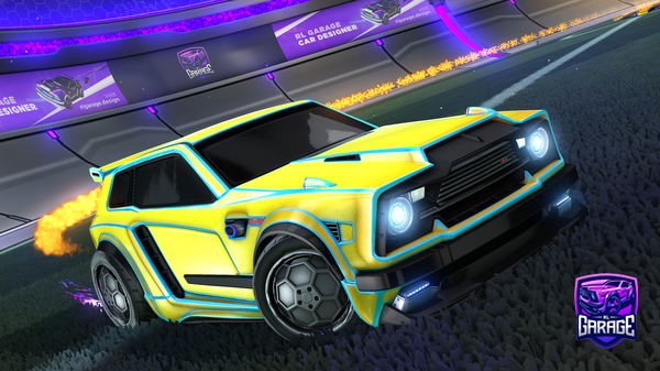 A Rocket League car design from Foo515