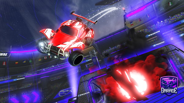 A Rocket League car design from StellarNexus