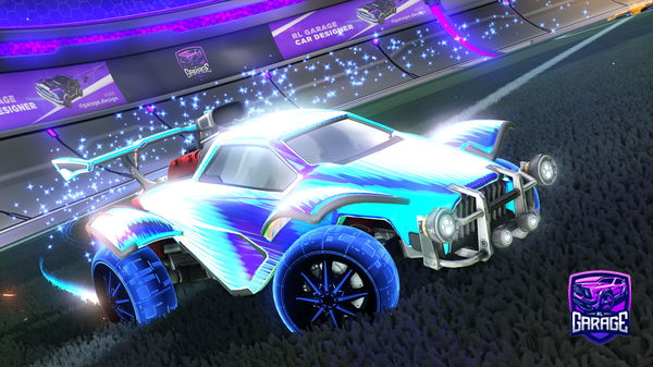 A Rocket League car design from strykerredbull11