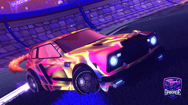 A Rocket League car design from Dennii