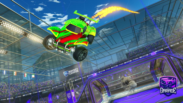 A Rocket League car design from mustsard