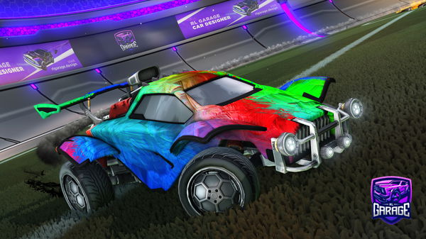 A Rocket League car design from MrSSL