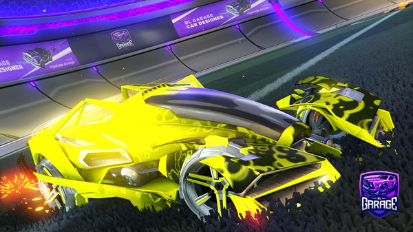 A Rocket League car design from TStriker07