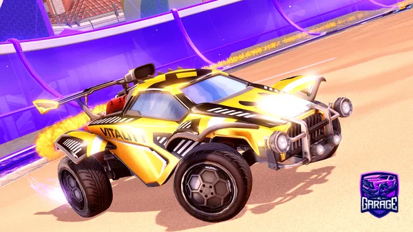 A Rocket League car design from Crayonzs