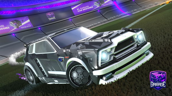 A Rocket League car design from Qrtex