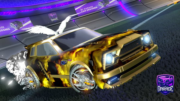 A Rocket League car design from zelibelly