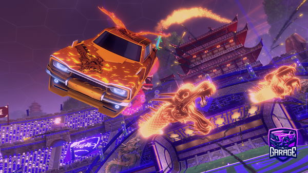 A Rocket League car design from Isiaha