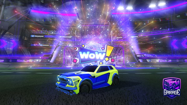 A Rocket League car design from Okuxbox