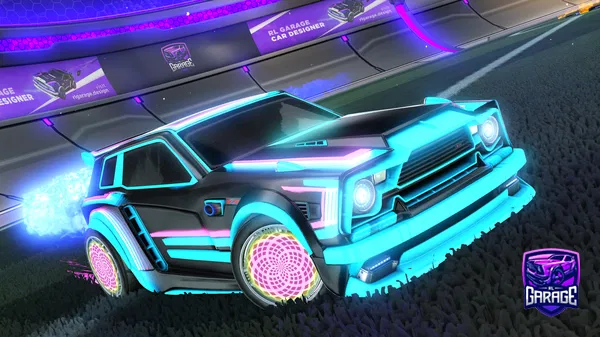 A Rocket League car design from Meatb4ll2