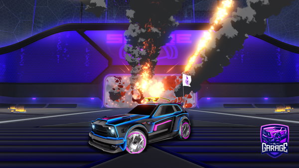 A Rocket League car design from DJTHEPOTATOLORD