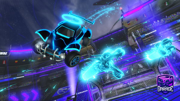 A Rocket League car design from iamahumanbean123